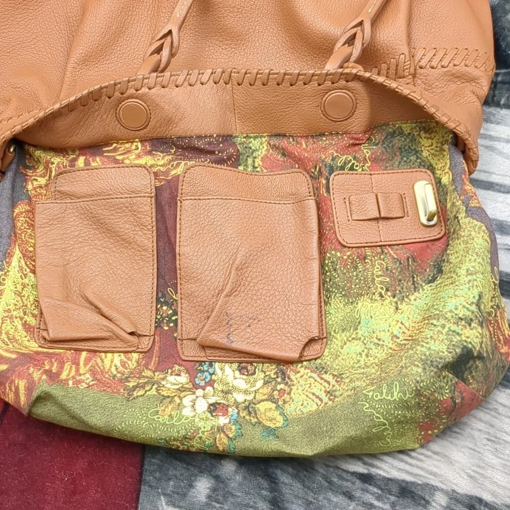 Carlos Falchi leather purse